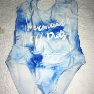 One piece bathing suit